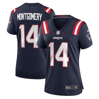 womens nike ty montgomery navy new england patriots player g